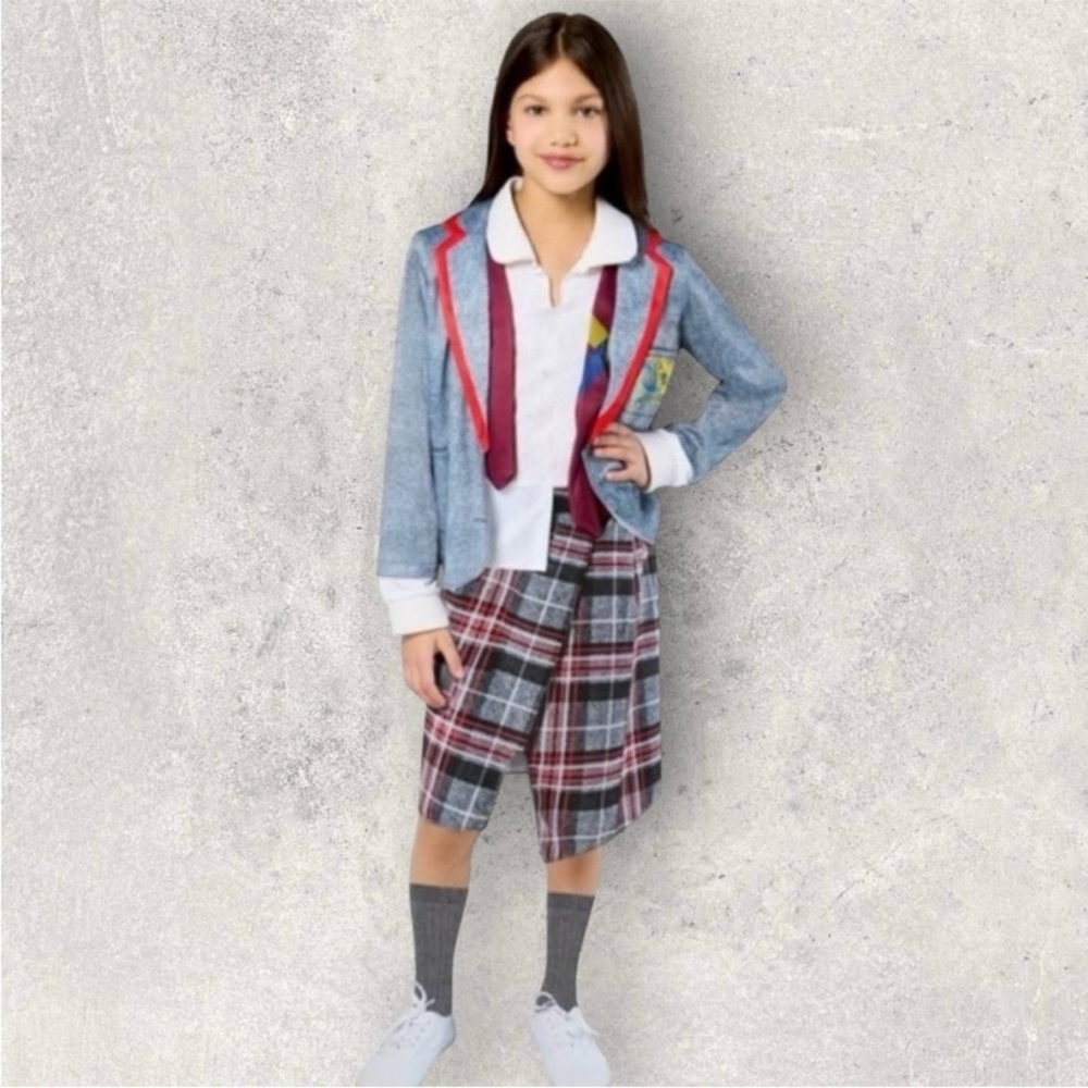 NWT Beetlejuice Beetlejuice Astrid school uniform- Size small kids